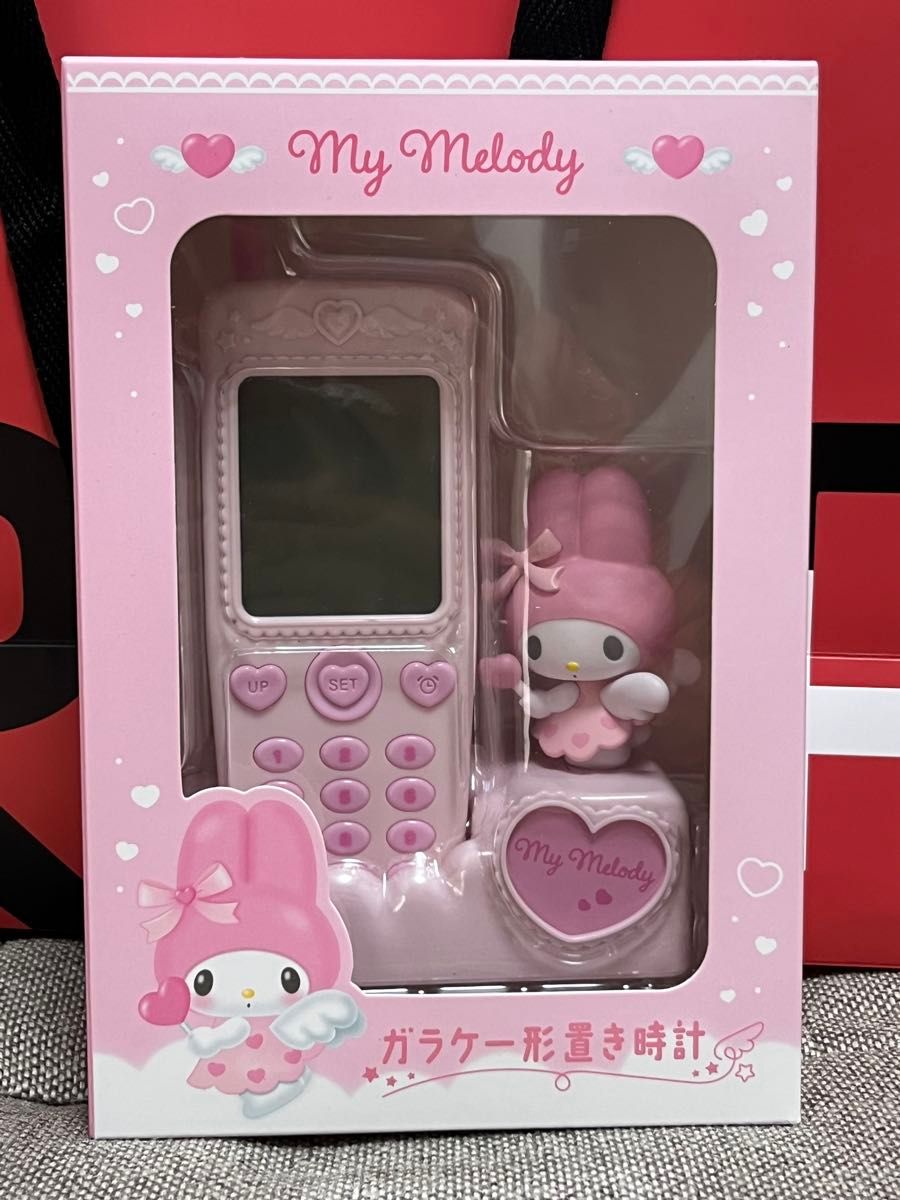 ガラケー型置時計 サンリオ マイメロ マイメロディー クリスマス