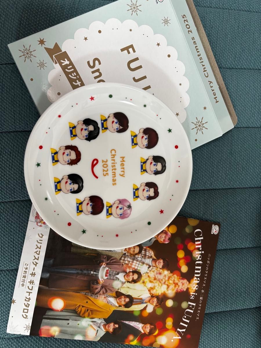 不二家 FUJIYA Man オリジナル クリスマス プレート 皿 不二家 FUJIYA