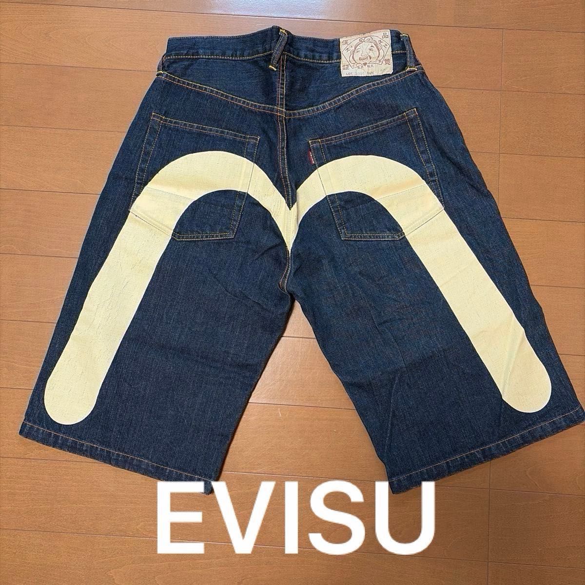 EVISU エヴィス ハーフパンツ ビッグカモメ デニム エビス 大黒｜Yahoo