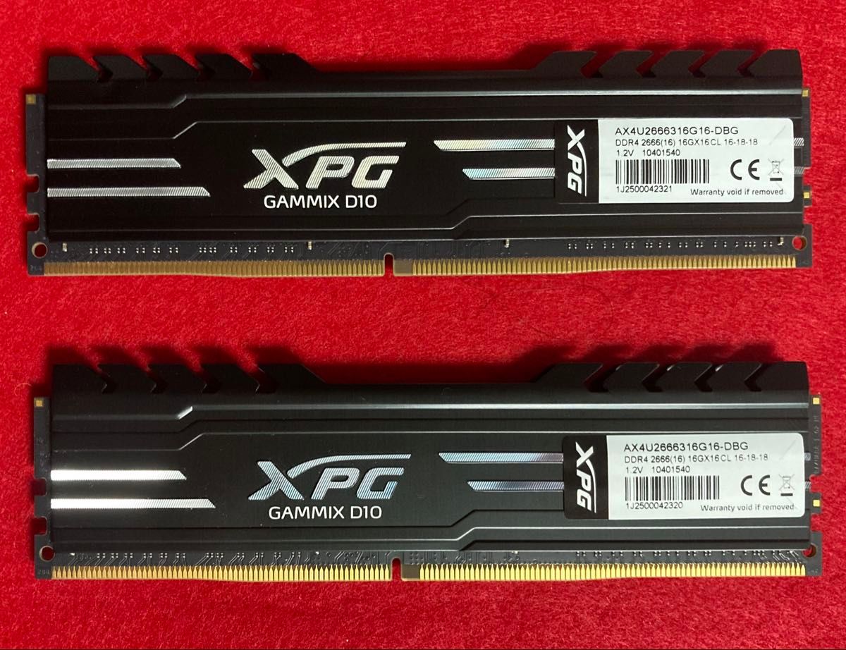 ADATA 32GB (16GBx2) DDR4 メモリ PC4-2666V ADATA DDR4 PC4-2666V