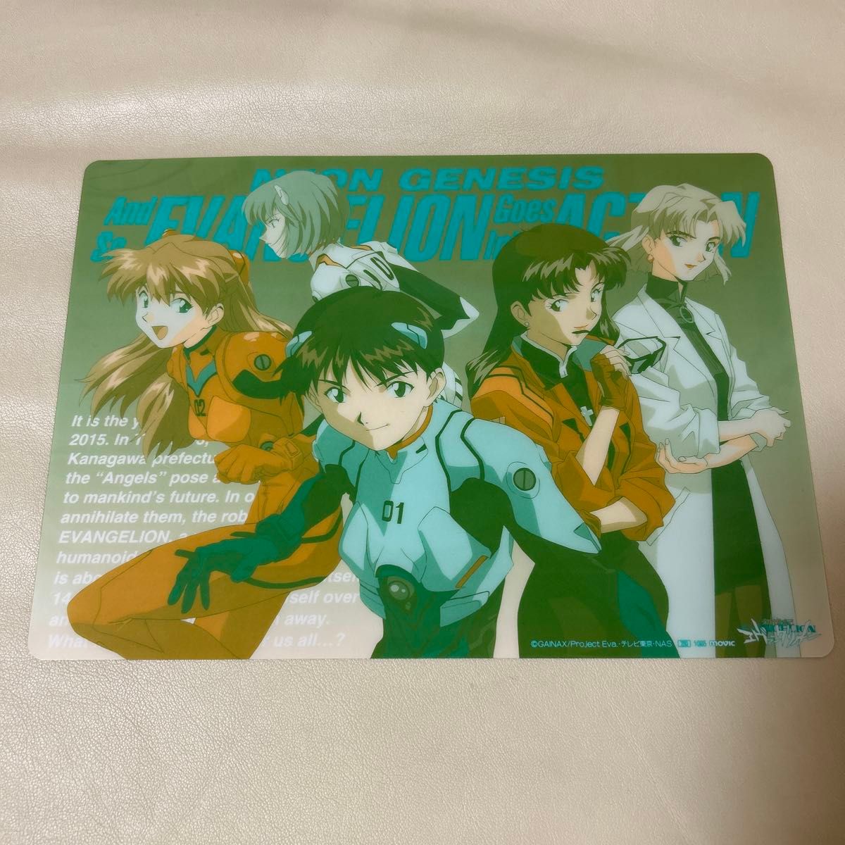 新品未開封】 新世紀エヴァンゲリオン 下敷き コレクター エヴァ 旧