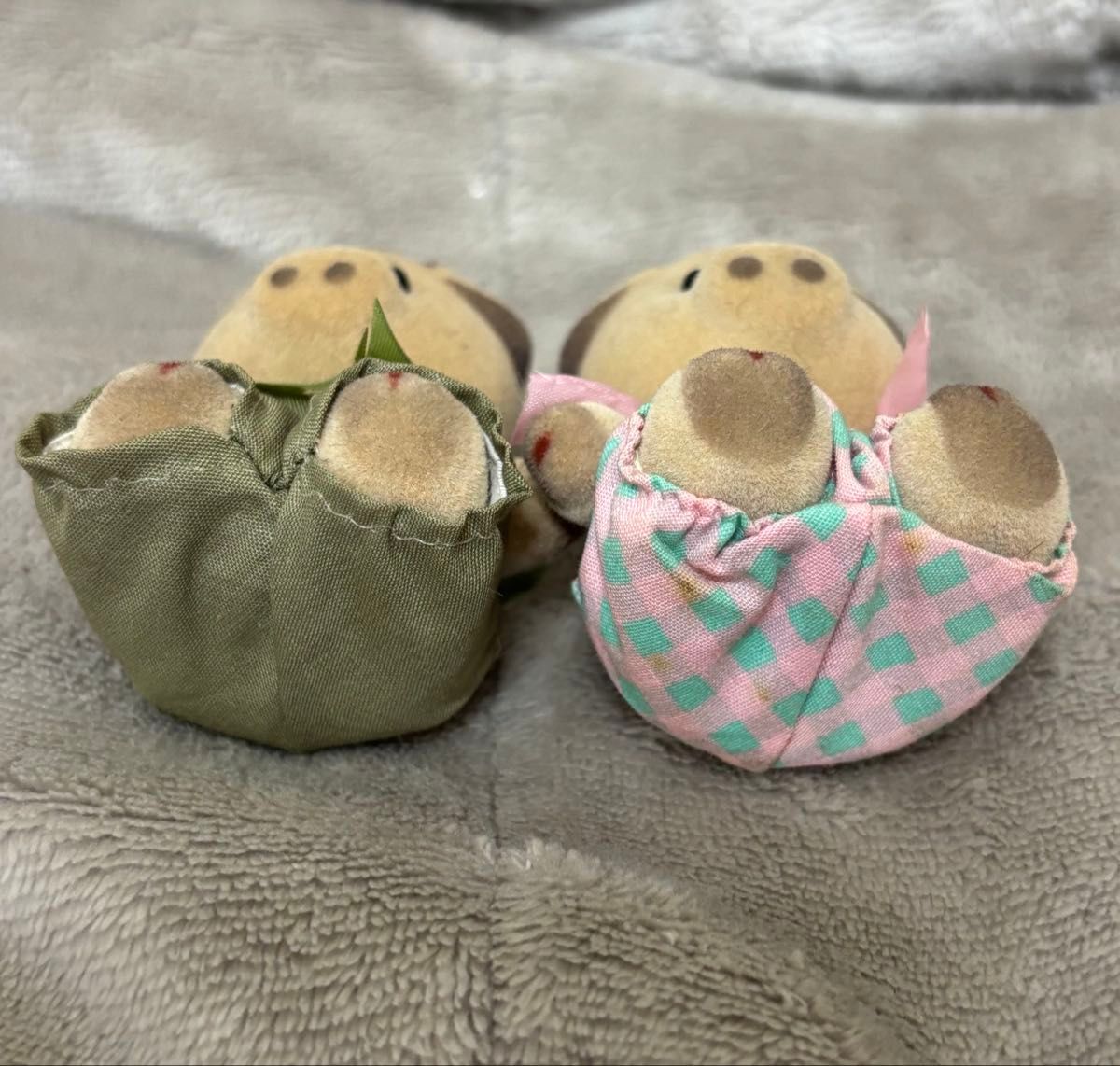 ペペブー PEPEBOO 昭和レトロ ブタ 人形2体セット 箱付き サンエー