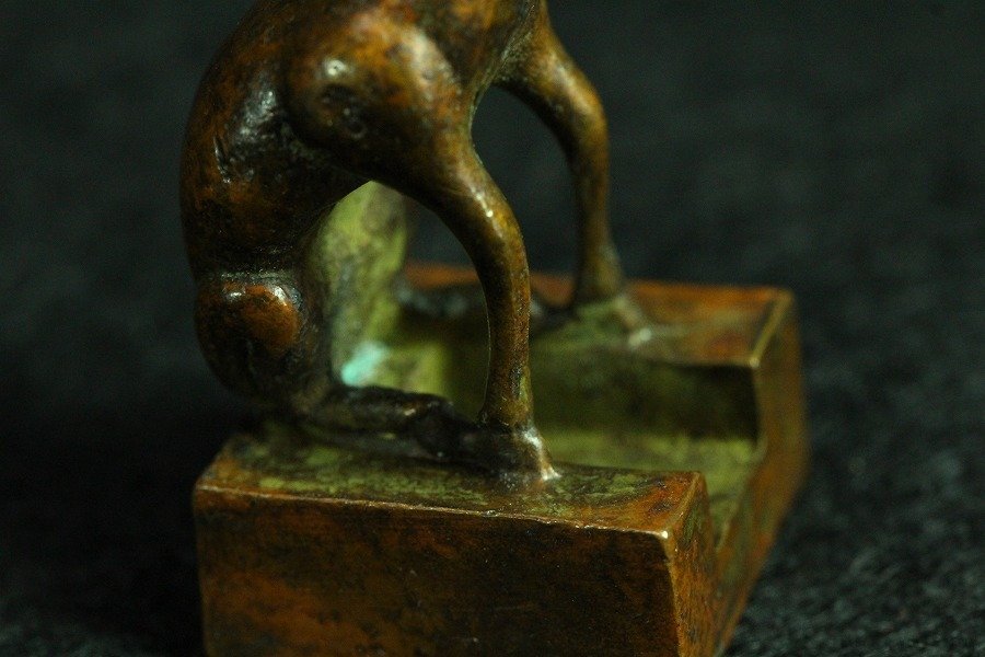 金閣】中国美術 親子 印 文房四宝 旧家蔵出 送料無料(YC532) 中国美術