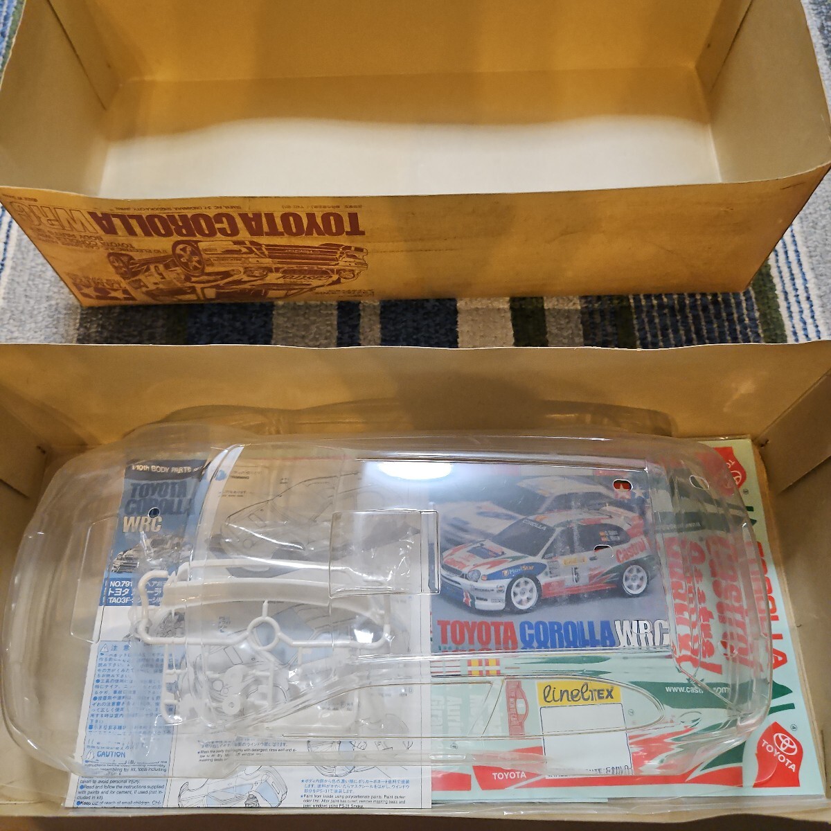 タミヤRC トヨタカローラWRCスペアボディセット （50791）