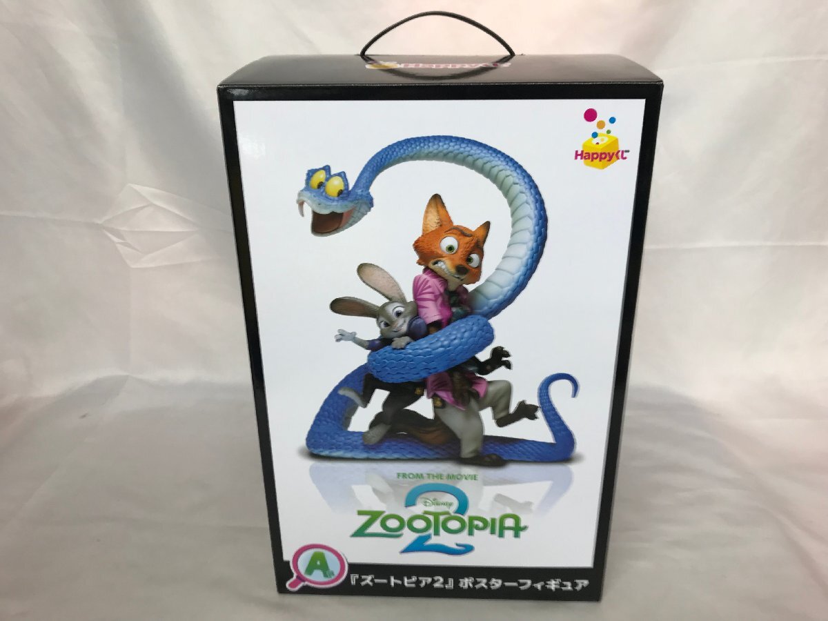 Happyくじ A賞「ズートピア2」ポスターフィギュア 新品 (店番：063111)