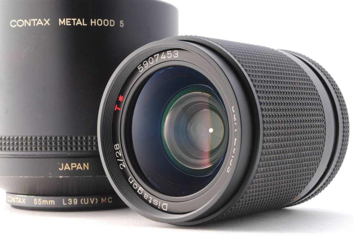 良品】Contax Carl Zeiss Distagon 28mm f2 T* AEG Lens CY Mount