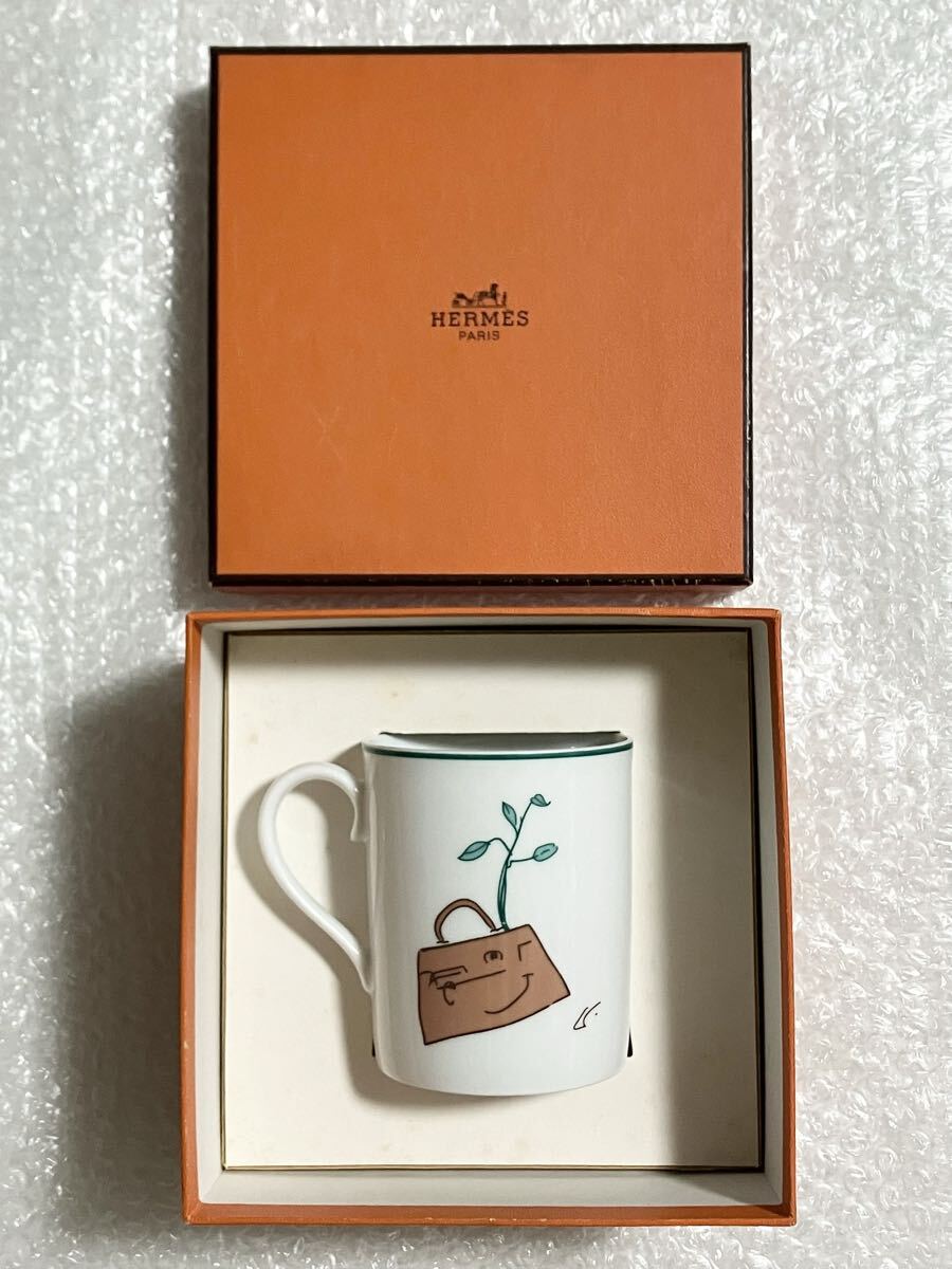 激レア 未使用 HERMES 1998 ケリードール マグ 食器 箱 エルメス