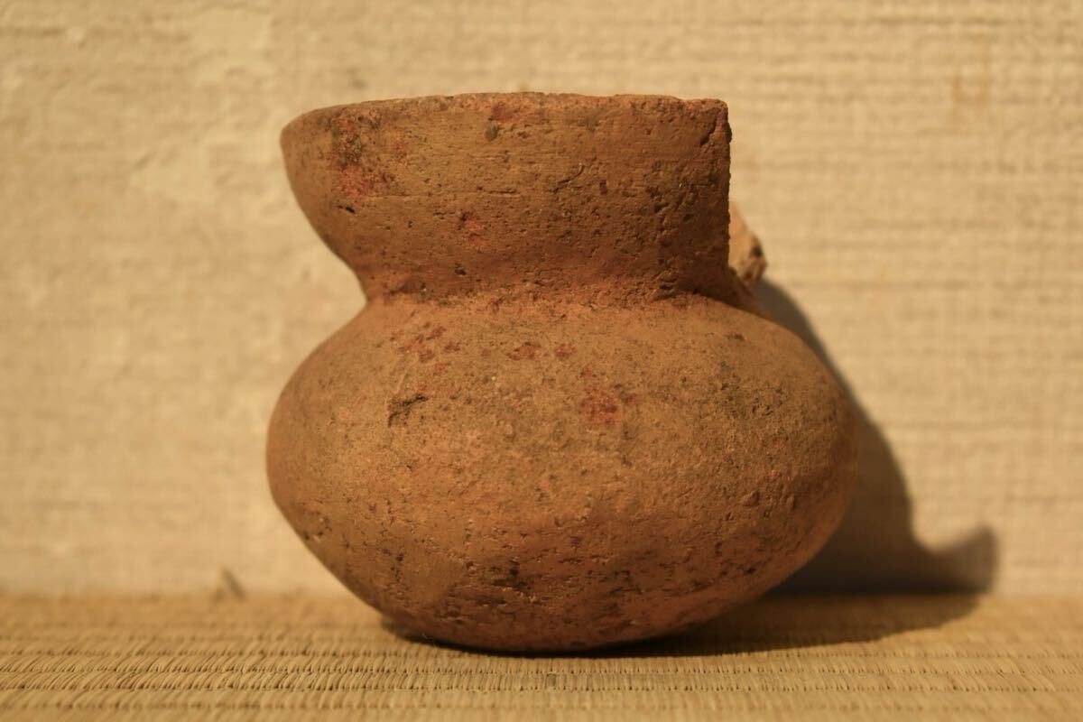 GE】Y1492【コレクター所蔵品】時代 弥生土器小壺/日本美術 土器 発掘