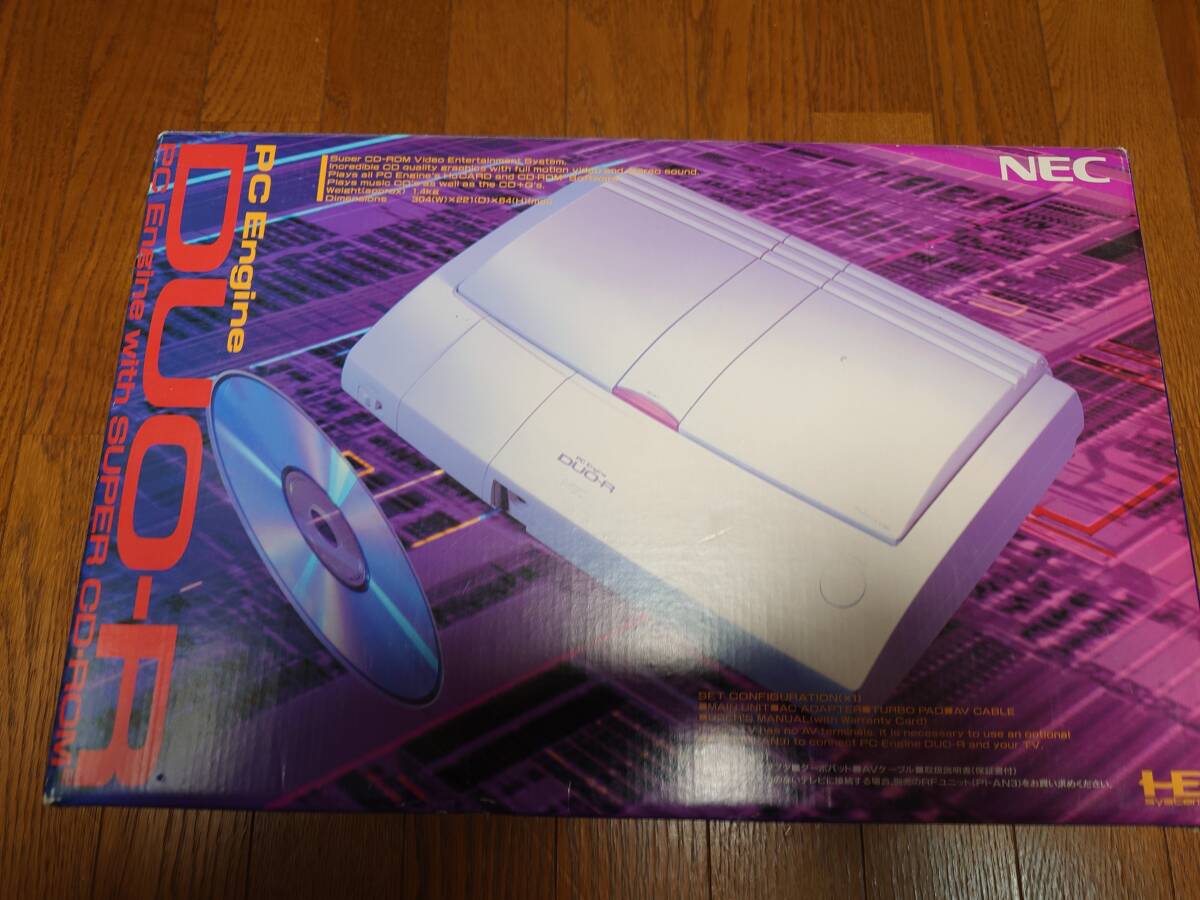 ジャンク】PCエンジンDUO-R 動作未確認（※6連パッド・アーケードカード