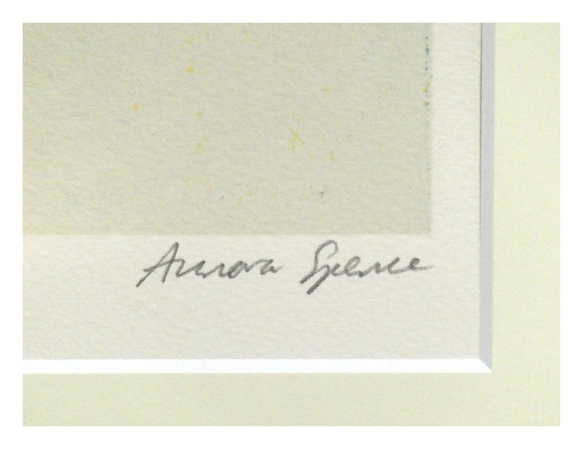 祥【真作】アノラ・スペンス「Two dogs(二匹の犬)」シルクスクリーン5号大