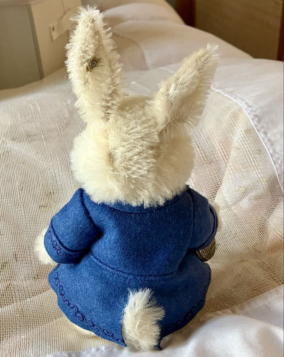 シュタイフ steiff ウサギのヴィンセント 白うさぎ 不思議の国のアリス