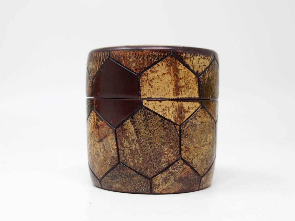 秋田 角館 桜皮細工 樺細工 棗 大橋忠作 お買い得品 伝統工芸 小物入れ