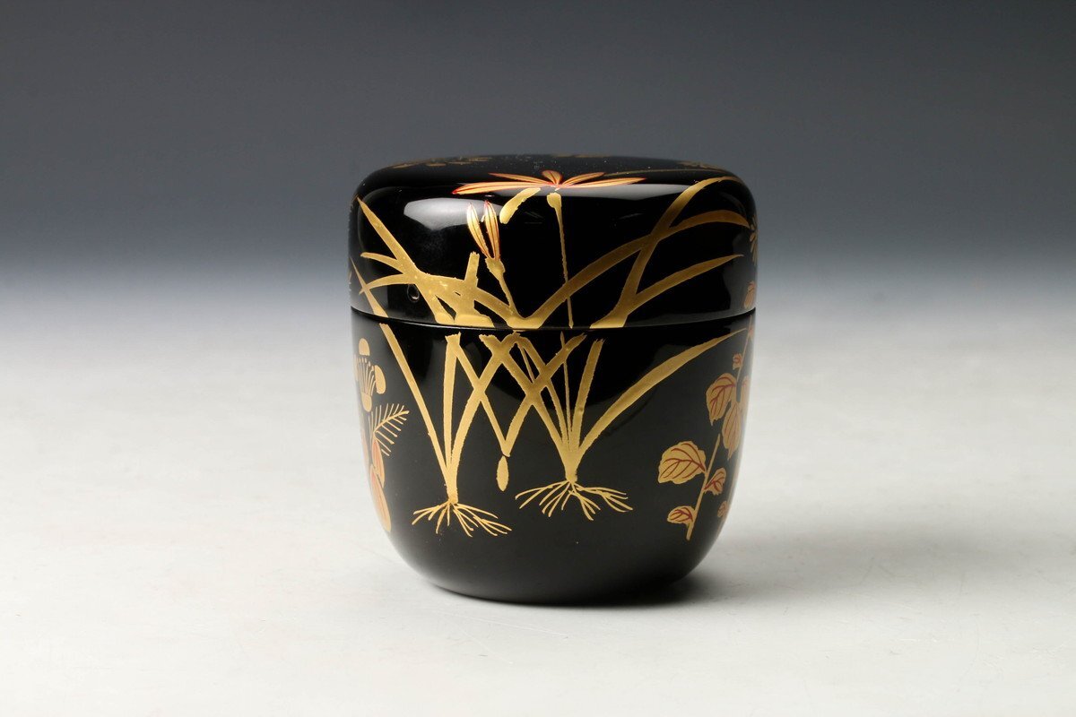 値下げ！茶道具 四季棗 峯清造 共箱 ショップ 茶道具 四季棗 峯清造 共