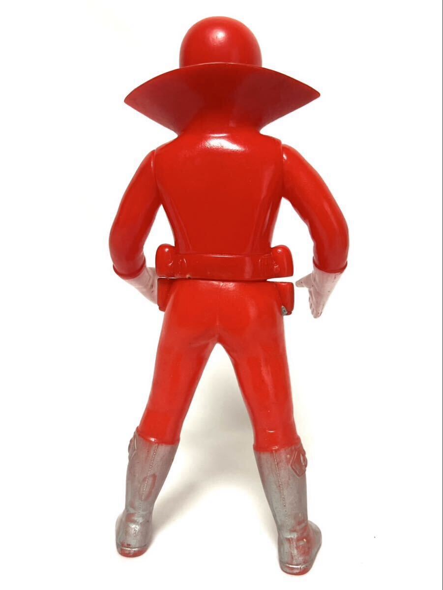 全長20㌢ アカレンジャー ソフビ ゴレンジャー パチ 無版権（ ポピー