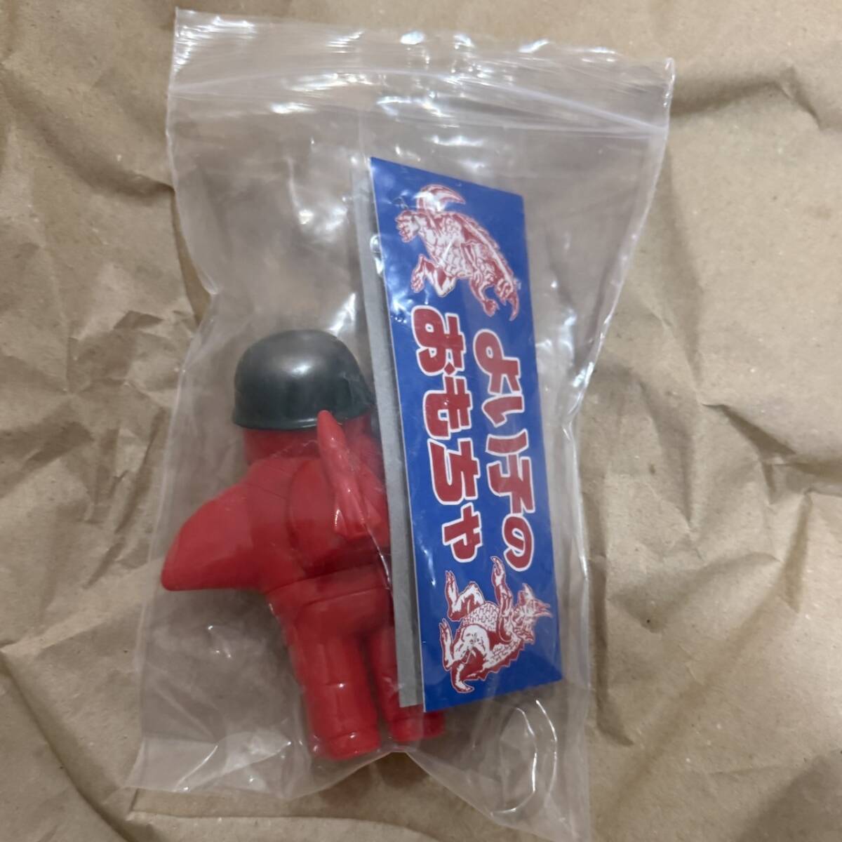 KOTORIMARK イルカアーミー ソフビ 赤 iruka bone 小鳥マーク