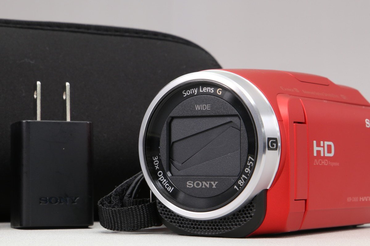 極美品｜動作保証] SONY ハンディカム HDR-CX680 R レッド [カメラ