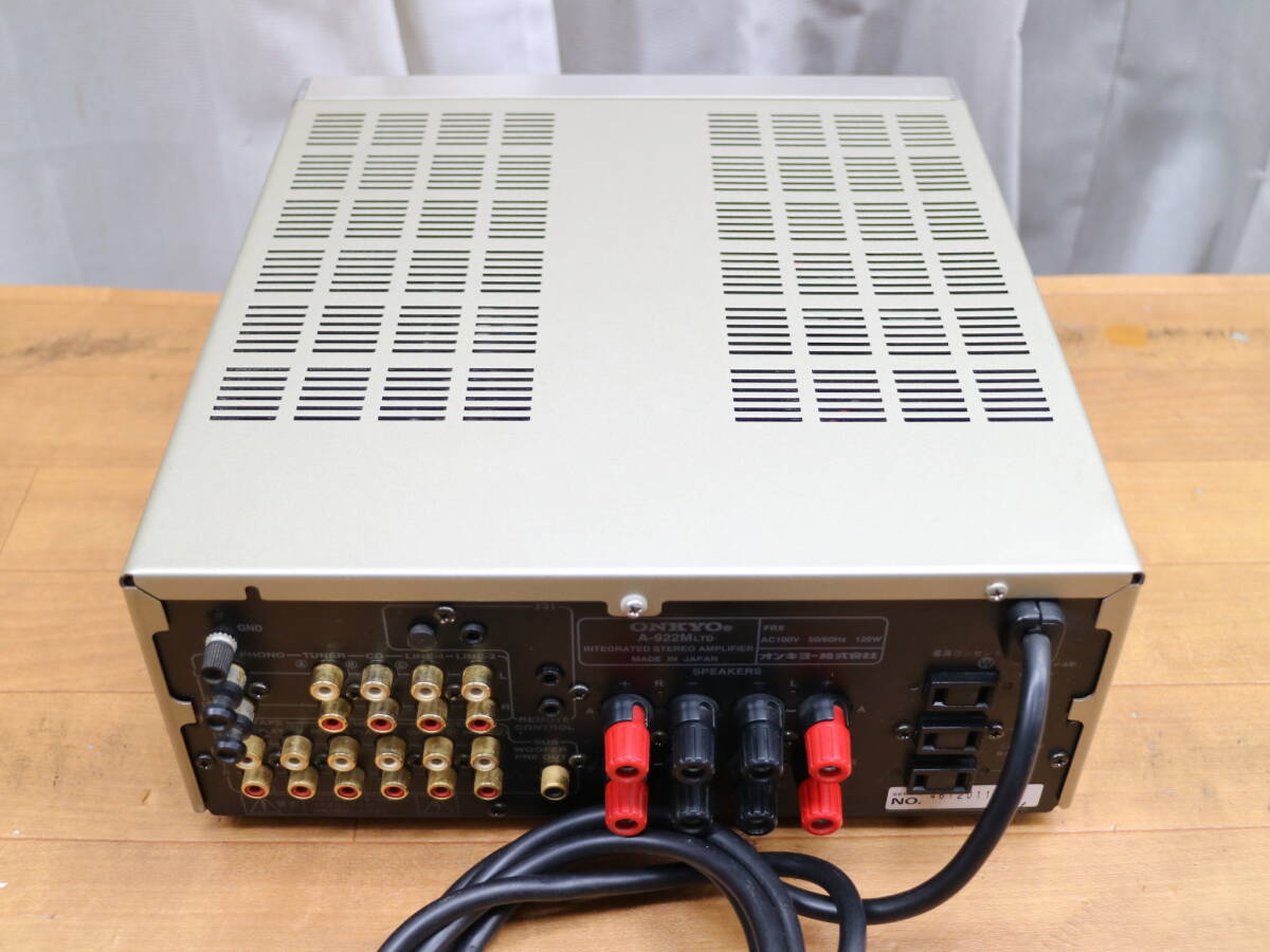 ONKYO 工場 A-922M LTD プリメインアンプ (T-667)