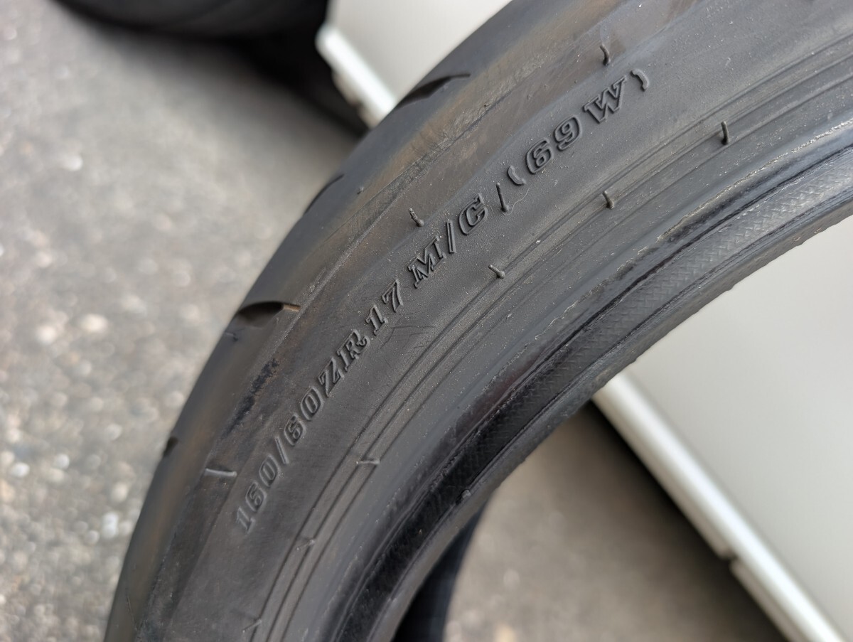 ダンロップ SPORTMAX GPR-300 120/70-17 160/60-17 品 製造23年 ZX-4R