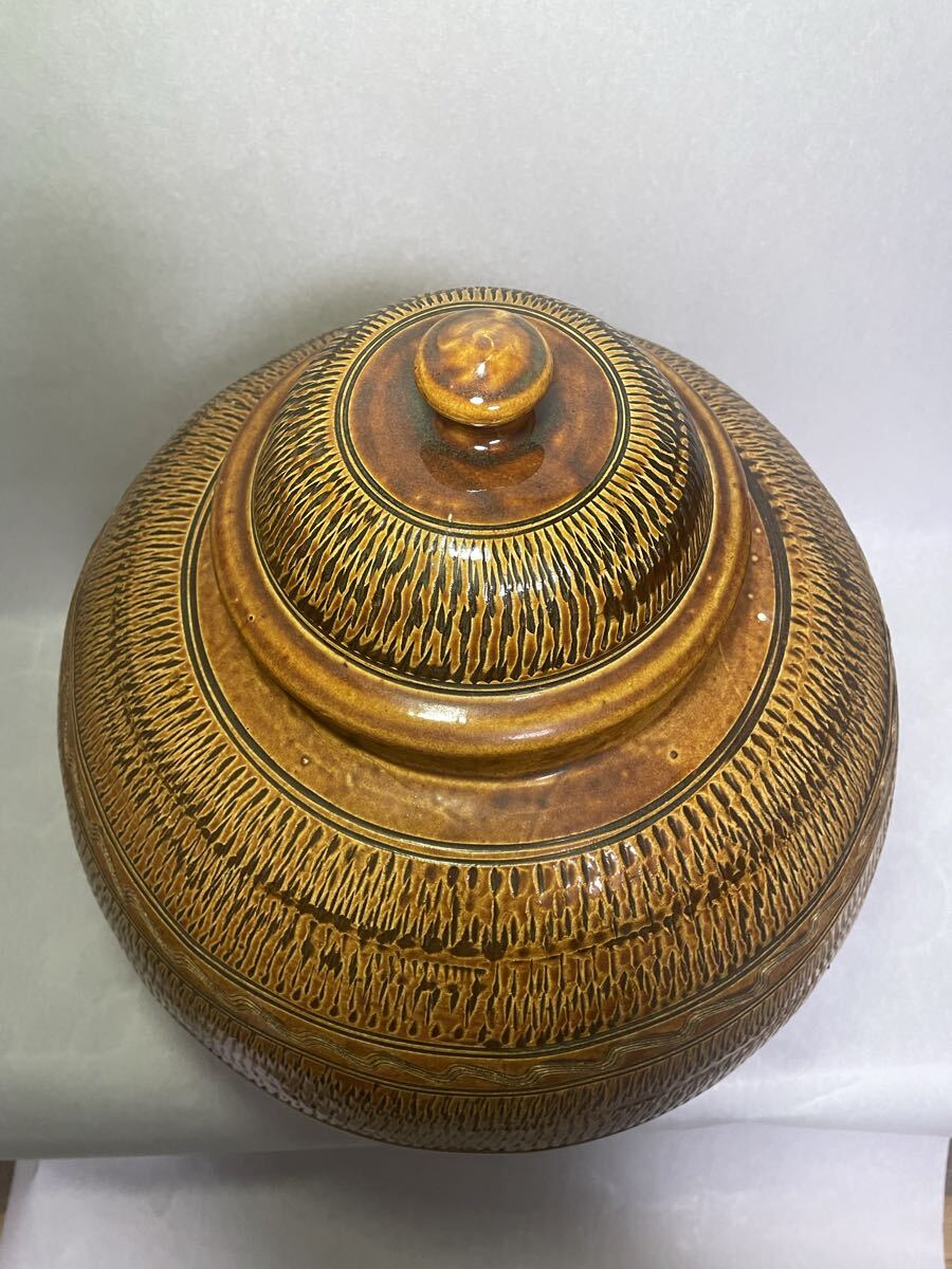 大きな壺】大壺 小鹿田焼？ 骨董品