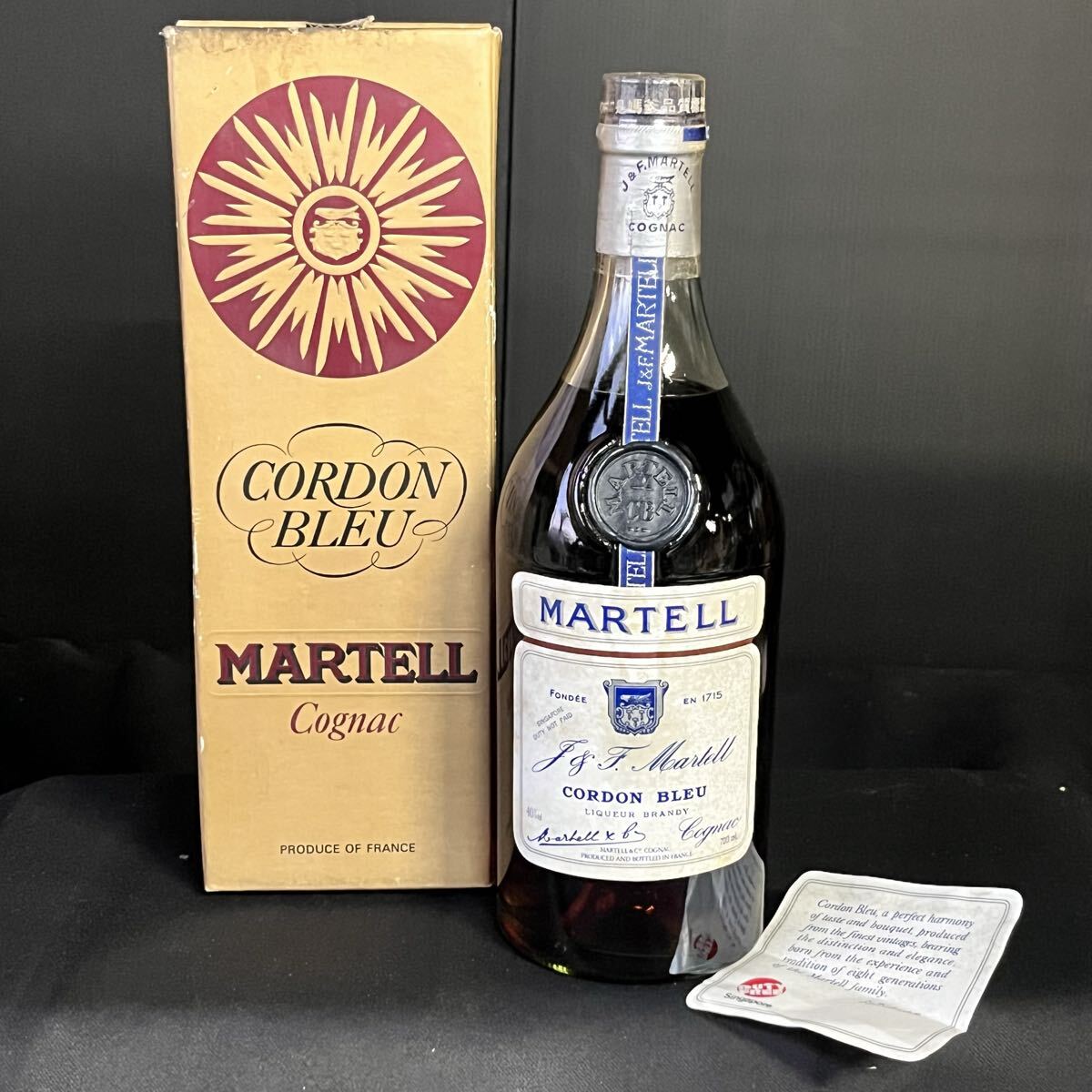 未開栓】MARTELL CORDON BLEU マーテル コルドンブルー ブランデー 旧
