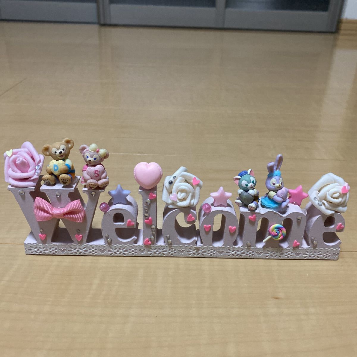 ダッフィーシェリーメイウェルカムボード