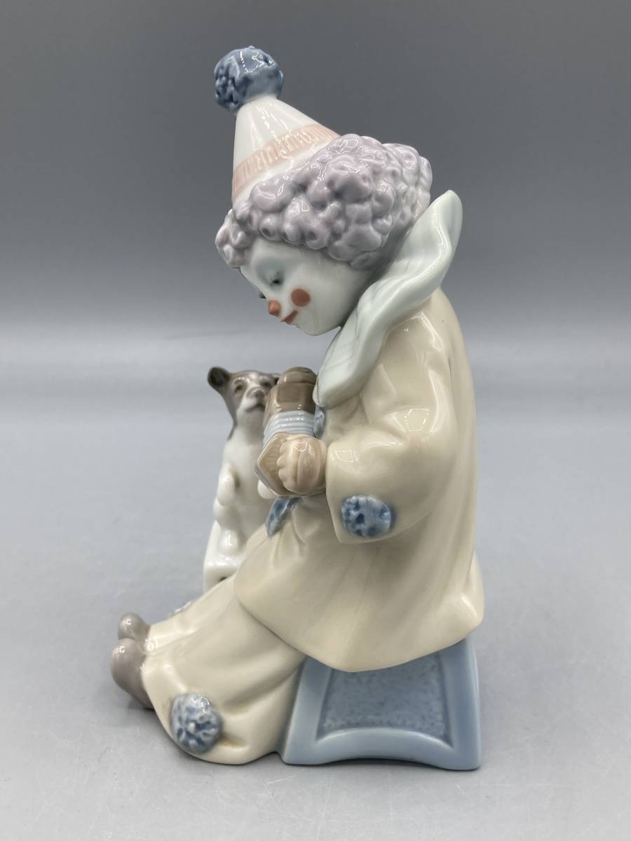 Yahoo!オークション - リヤドロ ピエロ 犬 アコーディオンを持つピエロ