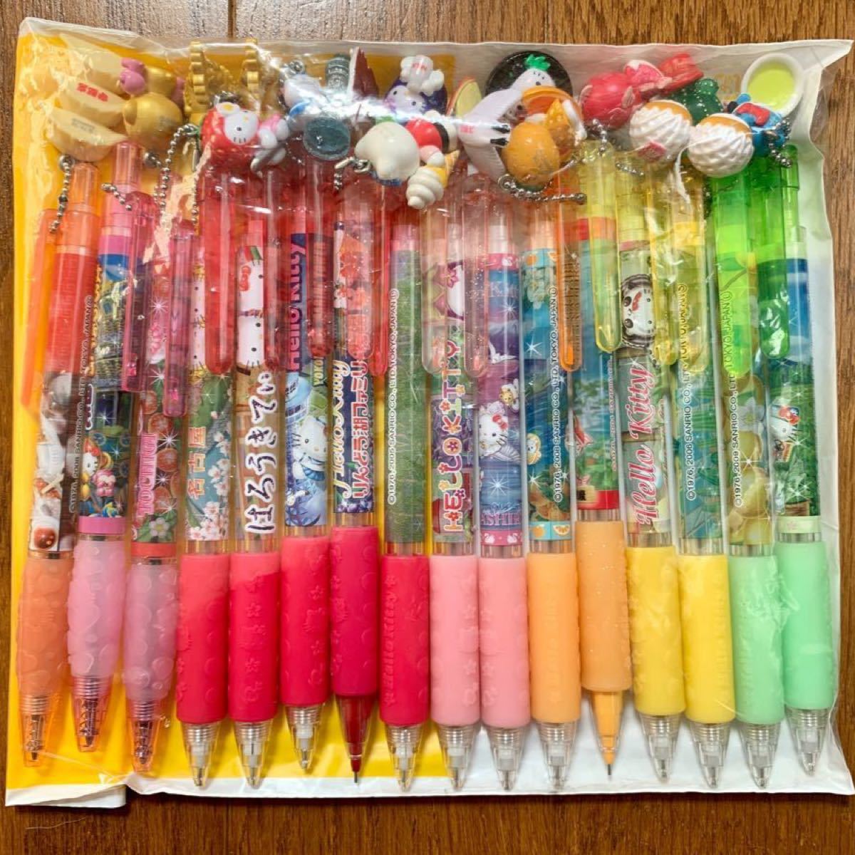 ご当地キティ シャーペン9本 レア ハローキティご当地ボールペン