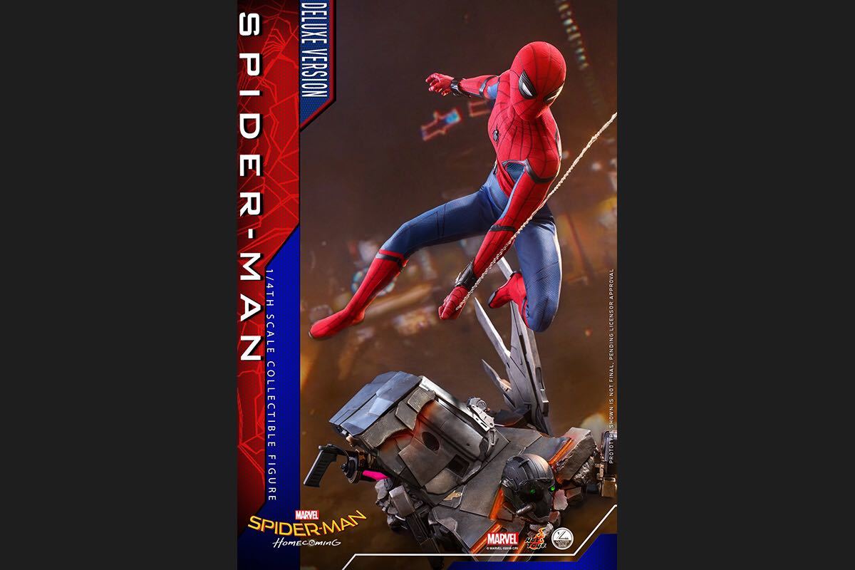 ホットトイズ 1/4 クォータースケール スパイダーマン ホームカミング
