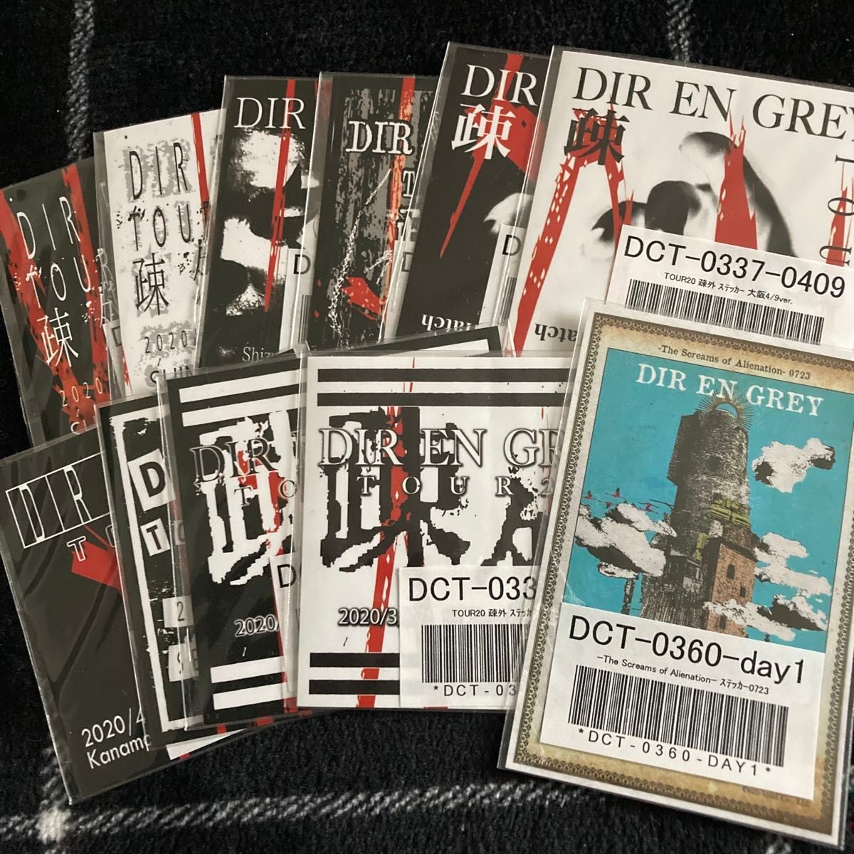 DIR EN GREY TOUR20 疎外 ステッカー 10枚 Scream of Alienation 1枚