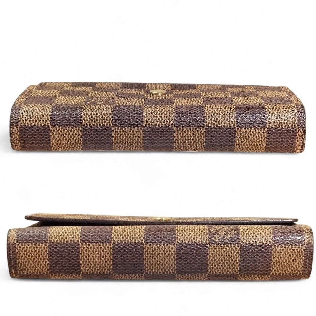 LOUIS VUITTON ダミエ エベヌ ポルトトレゾール エテュイ パピエ ルイ