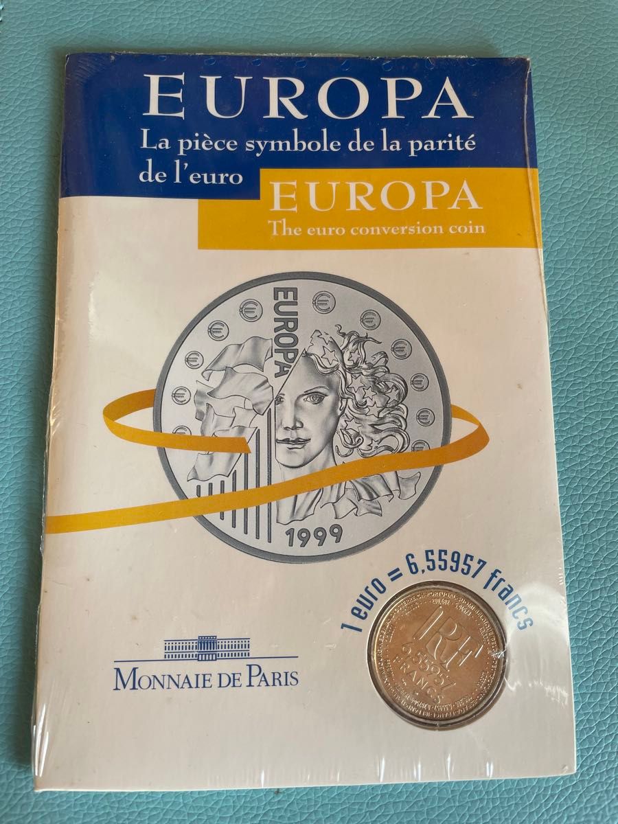 1999年 EU設立記念 銀貨 Monnaie de Paris 2セット 1999年 EU設立記念