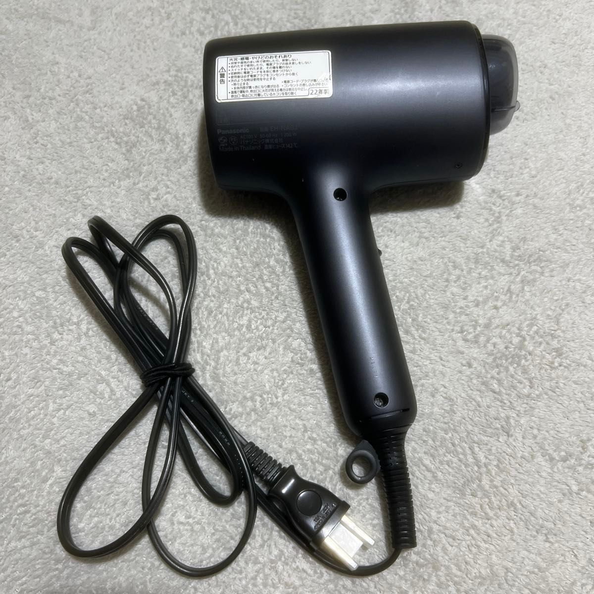 ジャンク品】Panasonic ナノケア ヘアドライヤー EH-NA0J ブラック