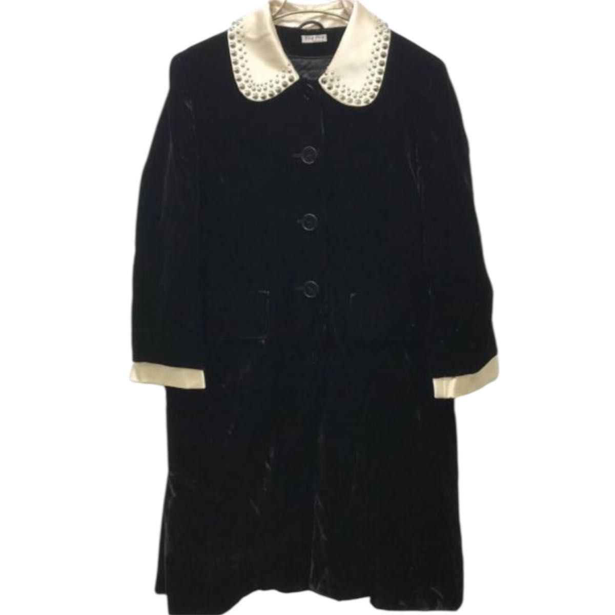 MIU MIU （ミュウミュウ） ベルベッドコート 40サイズ｜Yahoo!フリマ