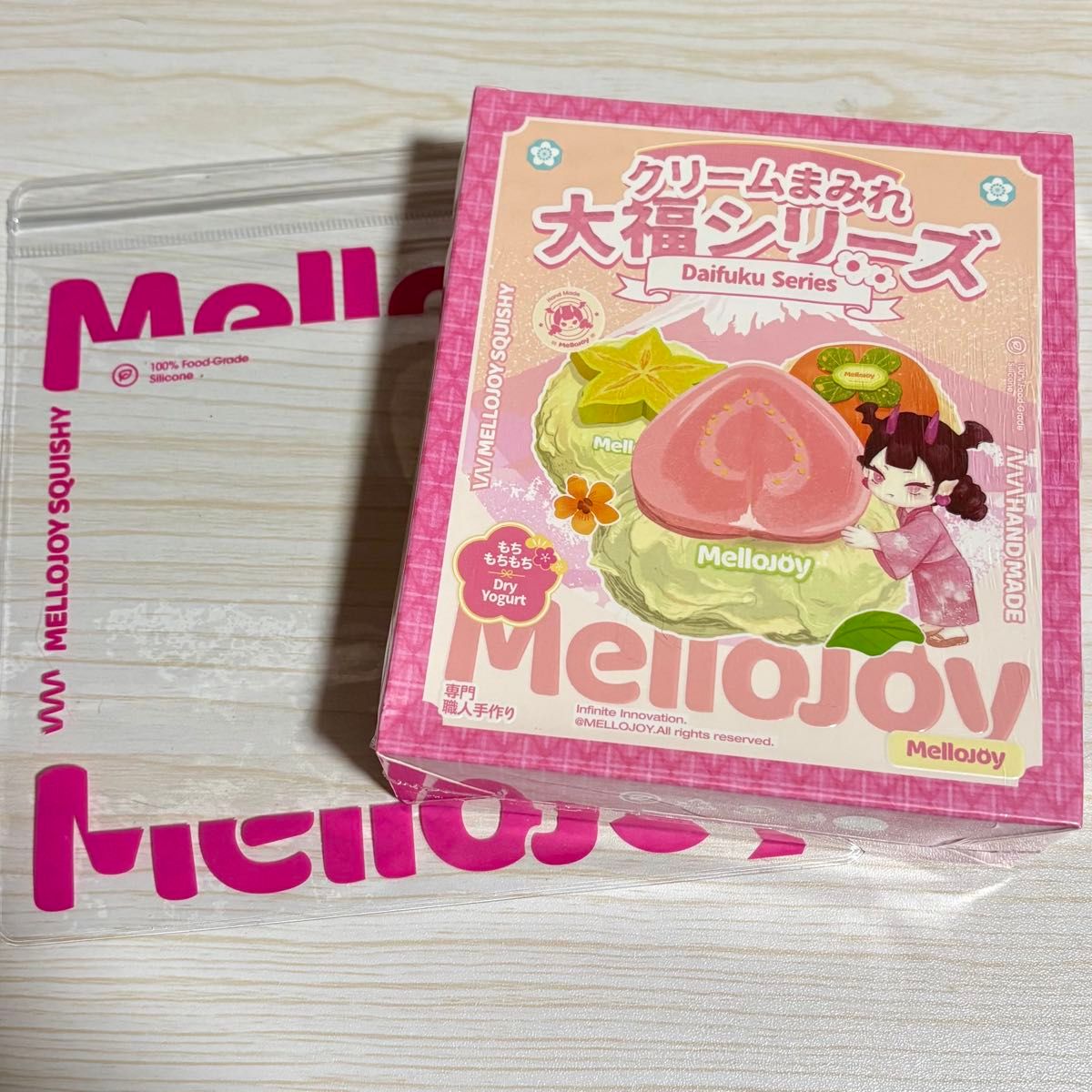 Mellojoy メロジョイ スクイーズ 大福 スフレ 未開封 新箱 シュリンク