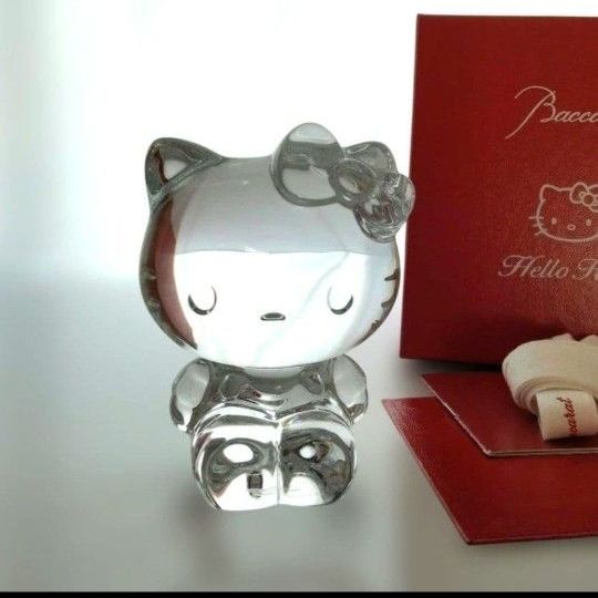 新品】バカラ キティ Kitty ハローキティ フィギュア 限定品 箱付き