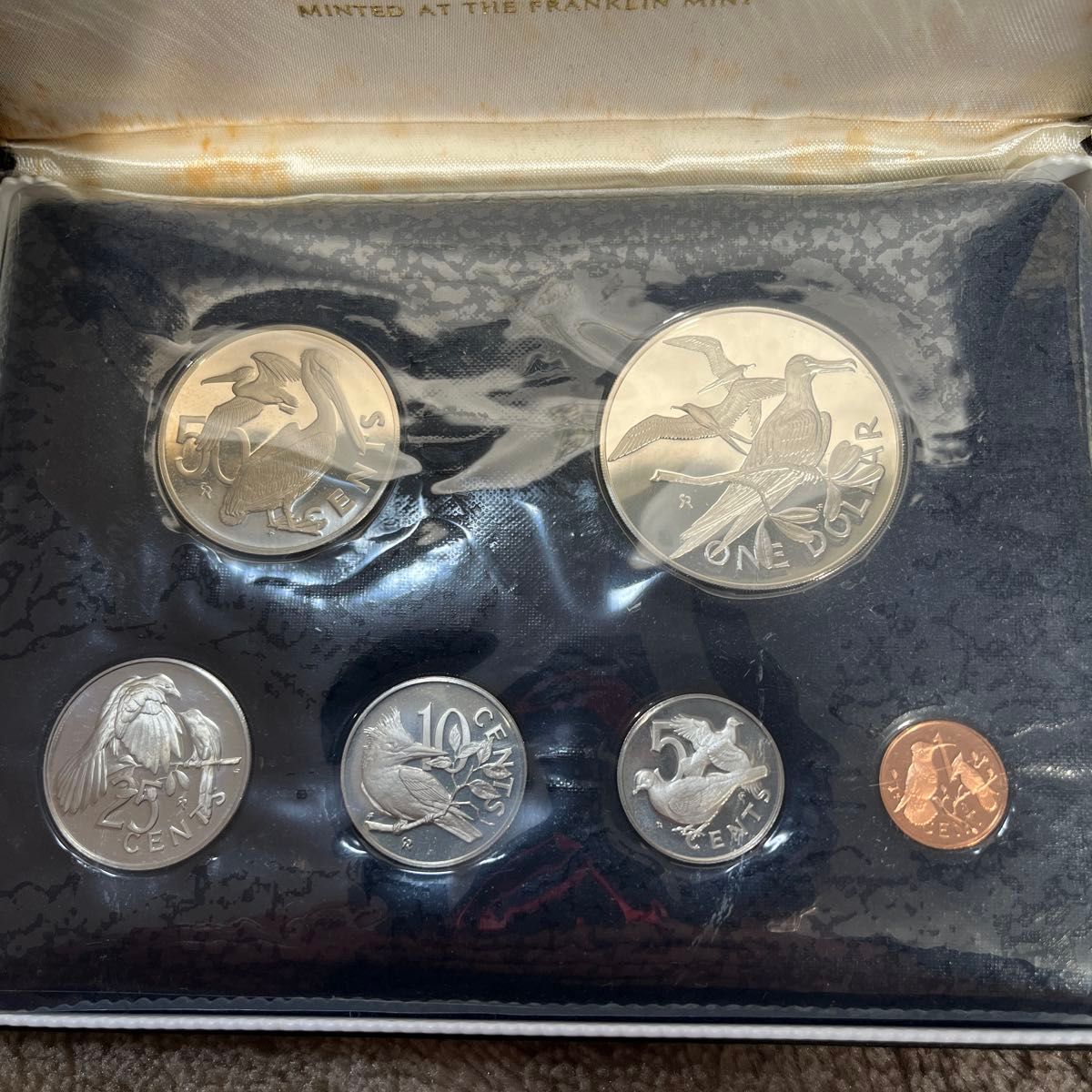 BRITISH VIRGIN ISLANDS 1974 PROOF SET フランクリンミント プルーフ