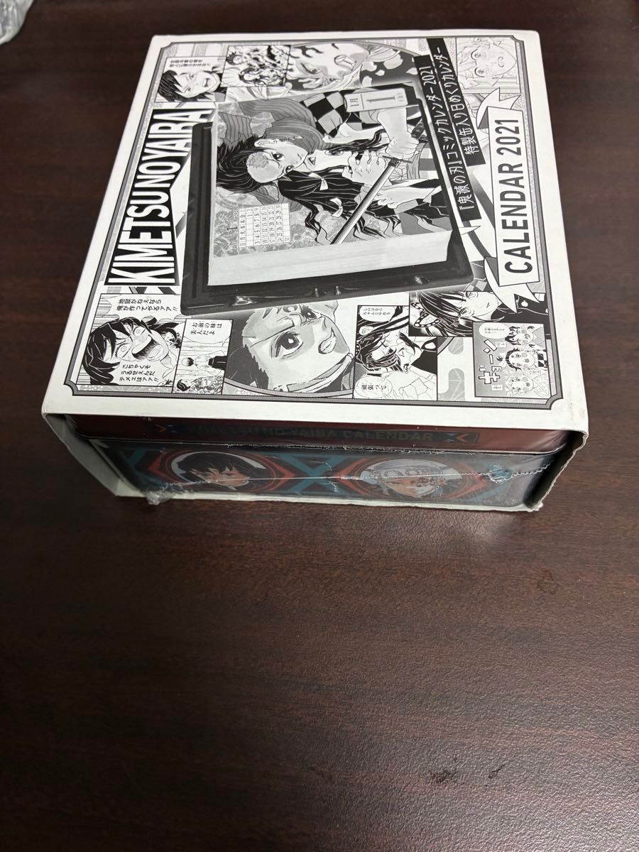 鬼滅の刃 コミックカレンダー2021 特製缶入り 日めくりカレンダー