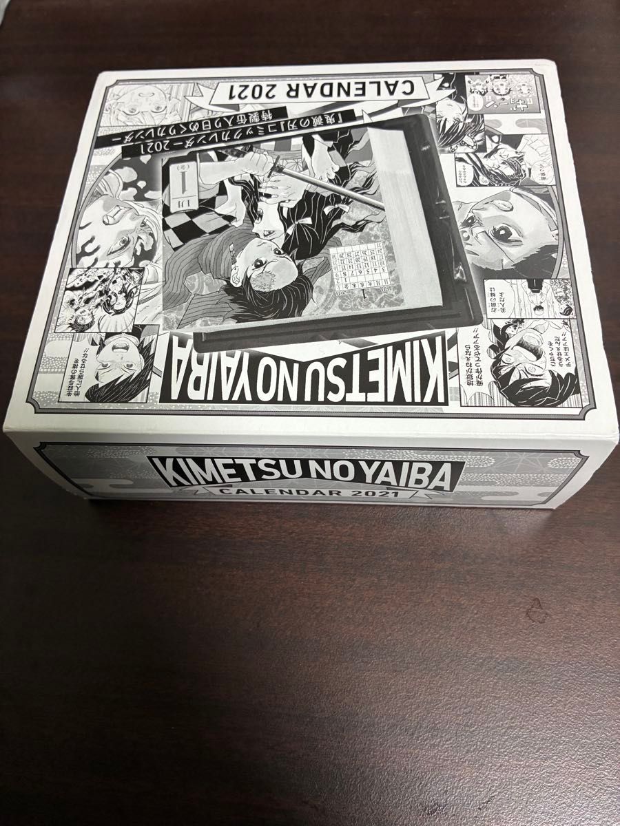 鬼滅の刃 コミックカレンダー2021 特製缶入り 日めくりカレンダー
