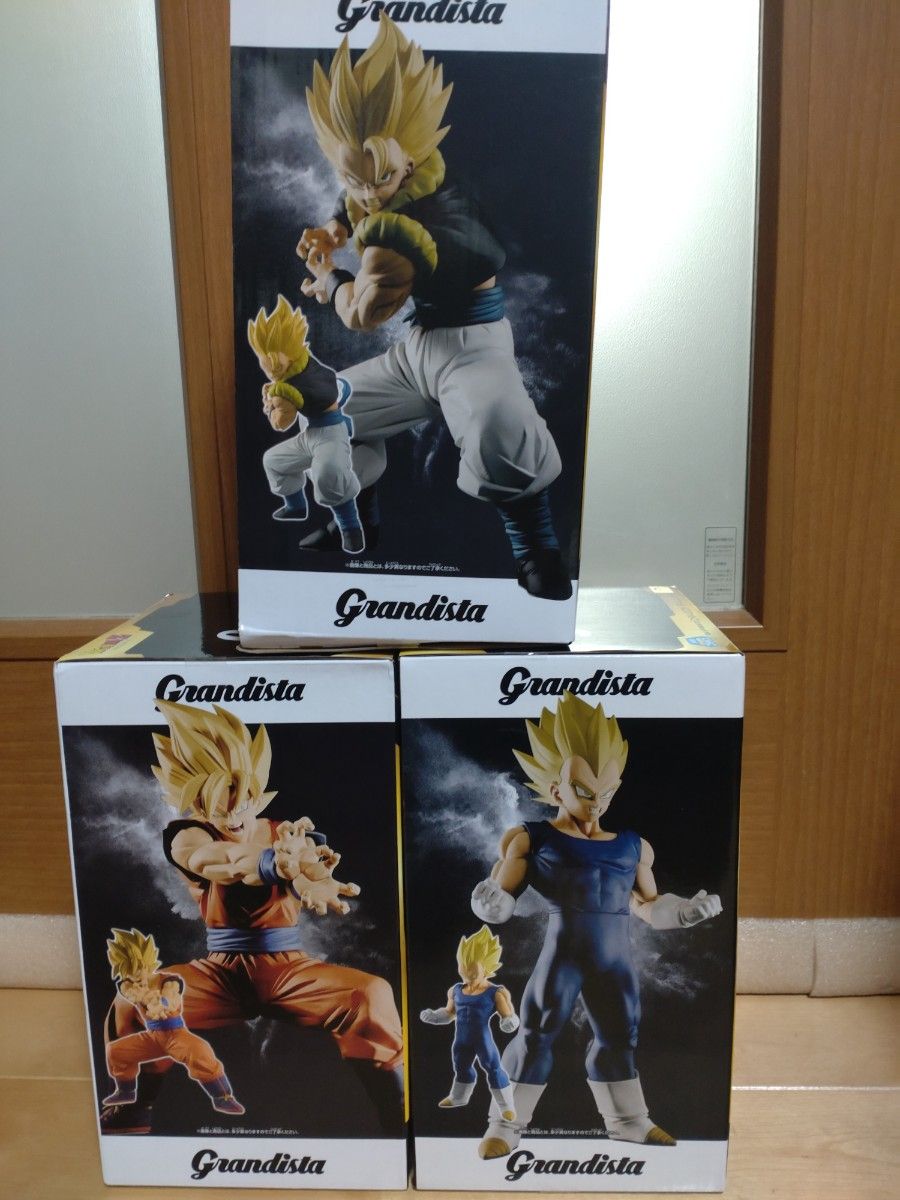 Grandista ドラゴンボールZ ゴジータ 孫悟空 ベジータ フィギュア 3体