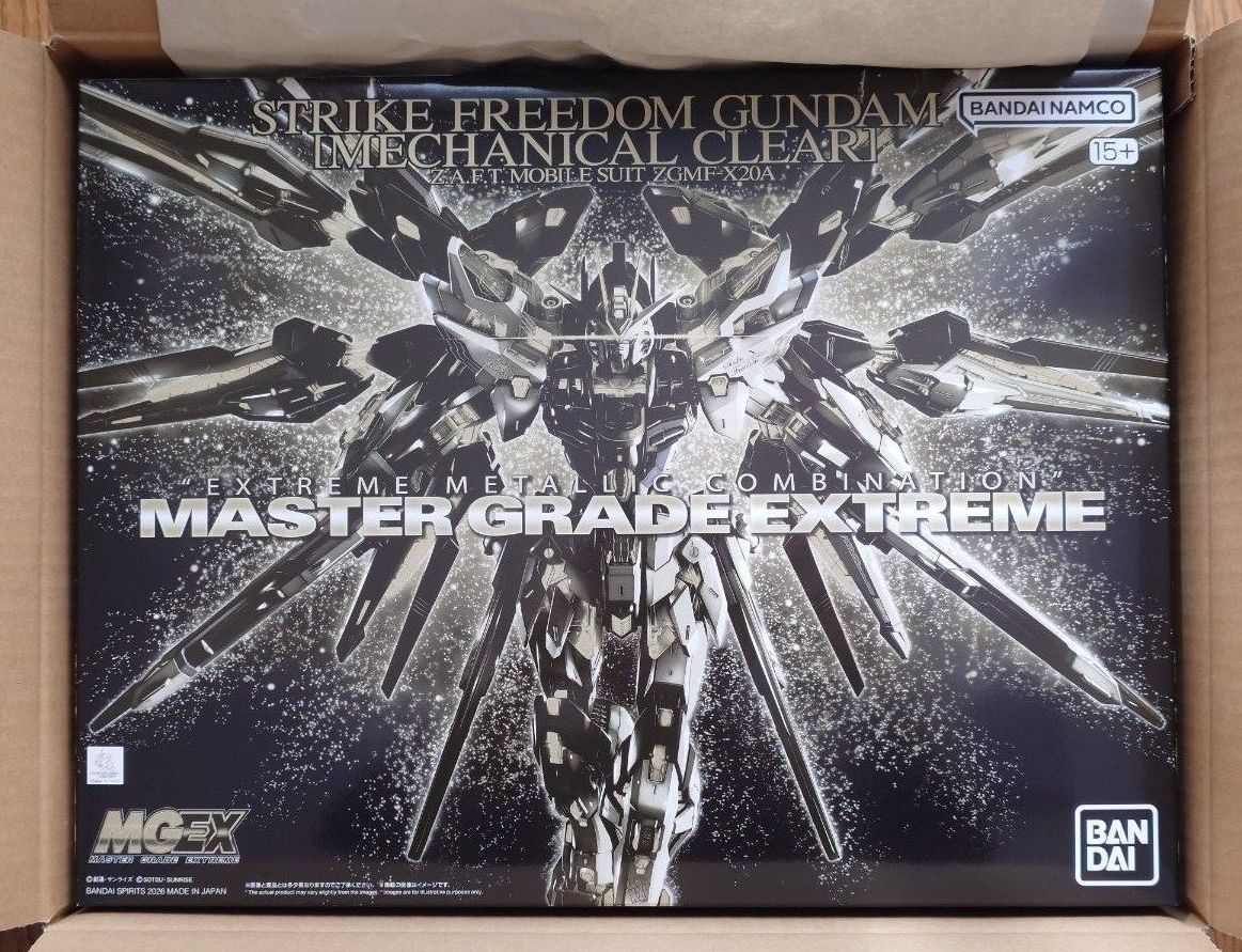 未組立】MGEX 1/100 ストライクフリーダムガンダム [メカニカルクリア