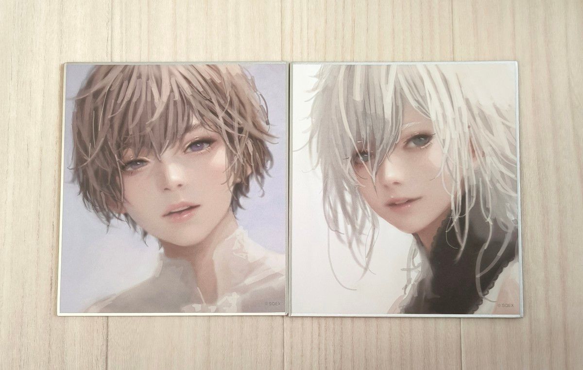 NieR ニーア レプリカント 15周年展 消セナイ記憶 色紙 エミール 少年