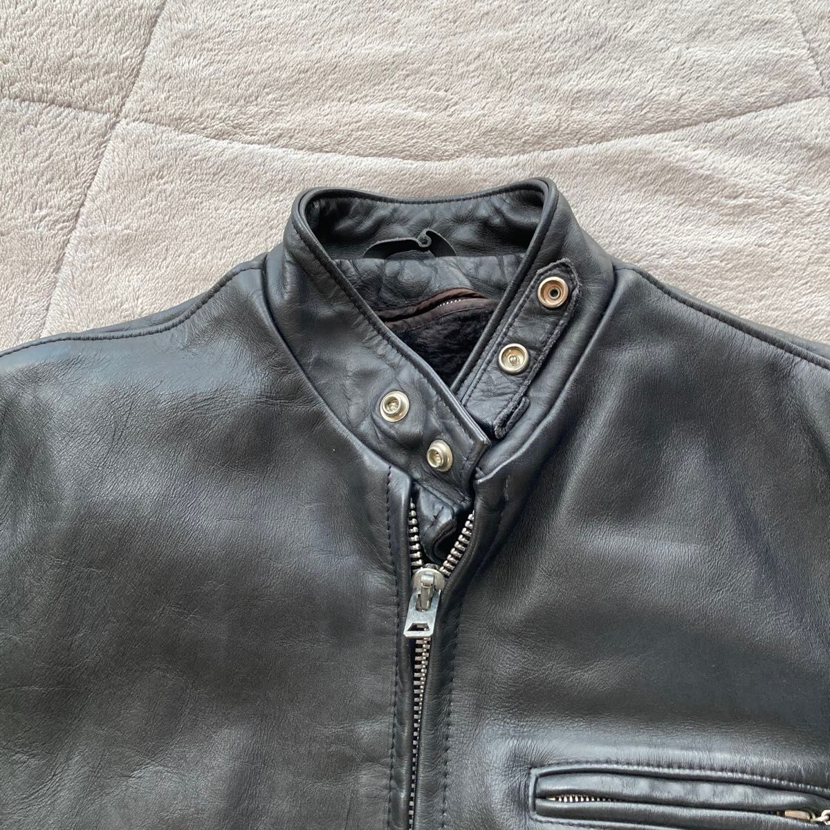 Schott ショット 641 シングルライダースジャケット ボアライナー付