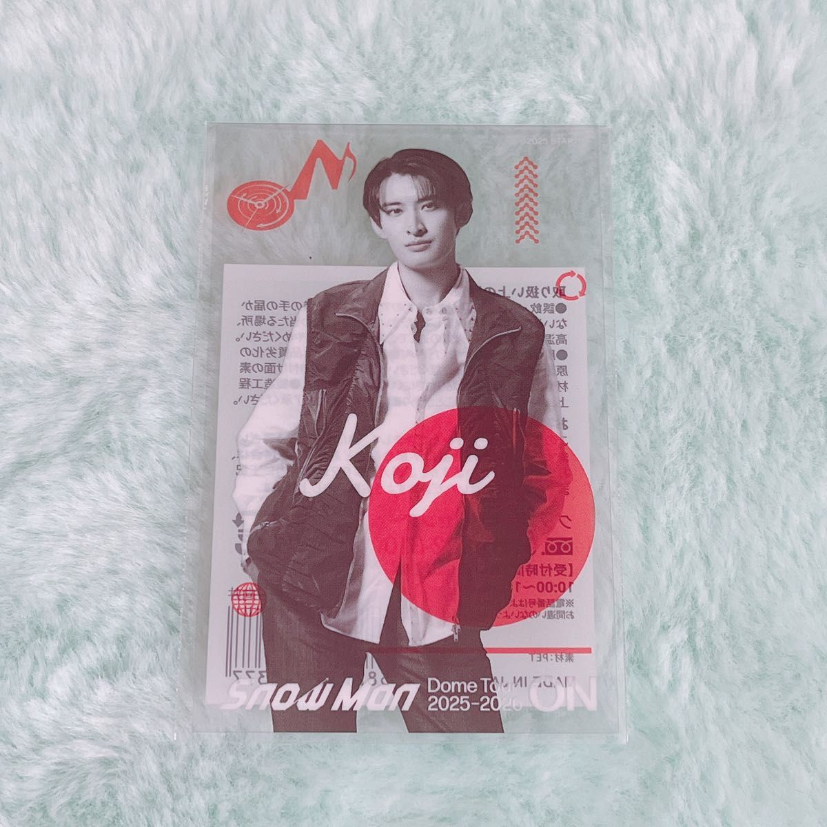 Man DomeTour 2025-2026 ON 向井康二グッズセット Snow Man 向井康二