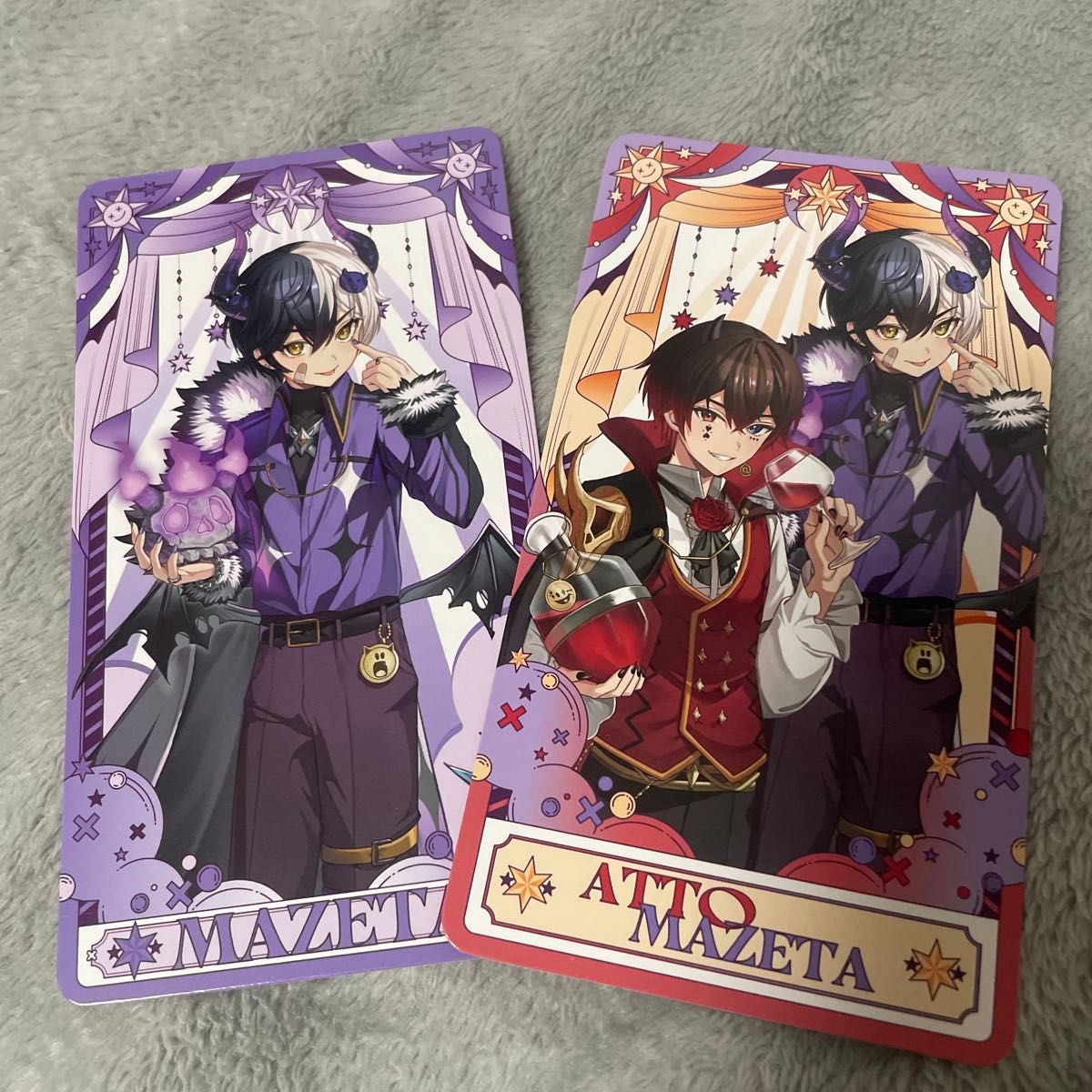 AMPTACxCOLORS まぜ太 缶バッジ タロットカード5点セット｜Yahoo