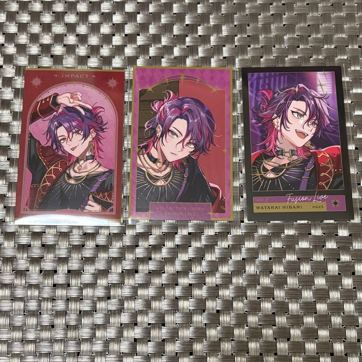 渡会雲雀 IMPACT ランダムフォト風カード チェキ 太陽組 にじさんじ