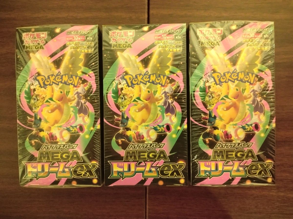 ポケモンカードゲーム MEGA ドリームex シュリンク付き 3BOX｜Yahoo