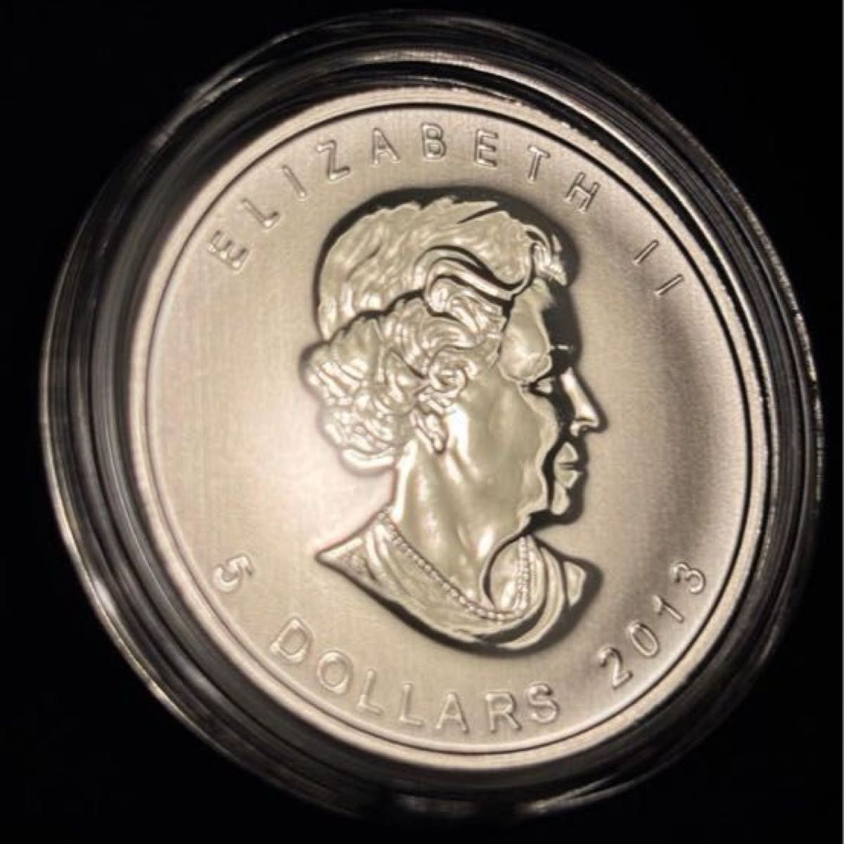 2013年 カナダ メイプルリーフ銀貨 25周年記念 1オンス 純銀 9999