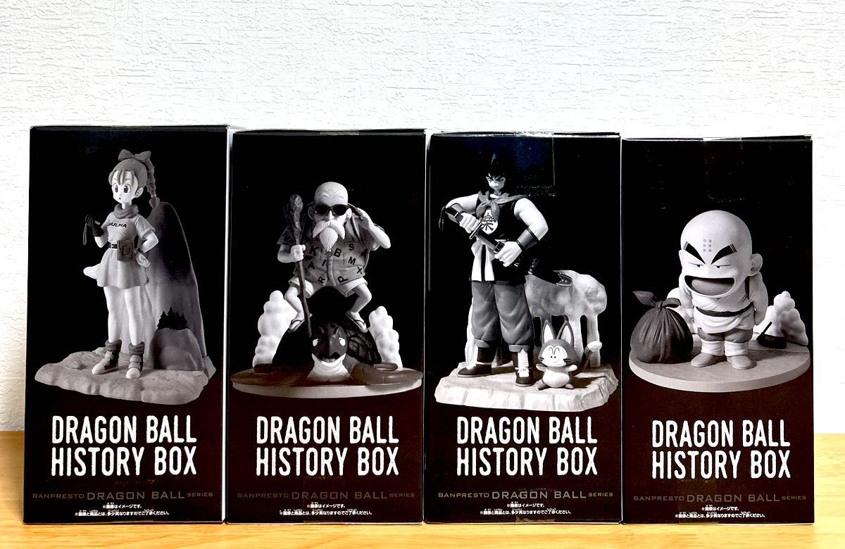 ドラゴンボール History Box ブルマ・亀仙人・ヤムチャ・クリリン 4点
