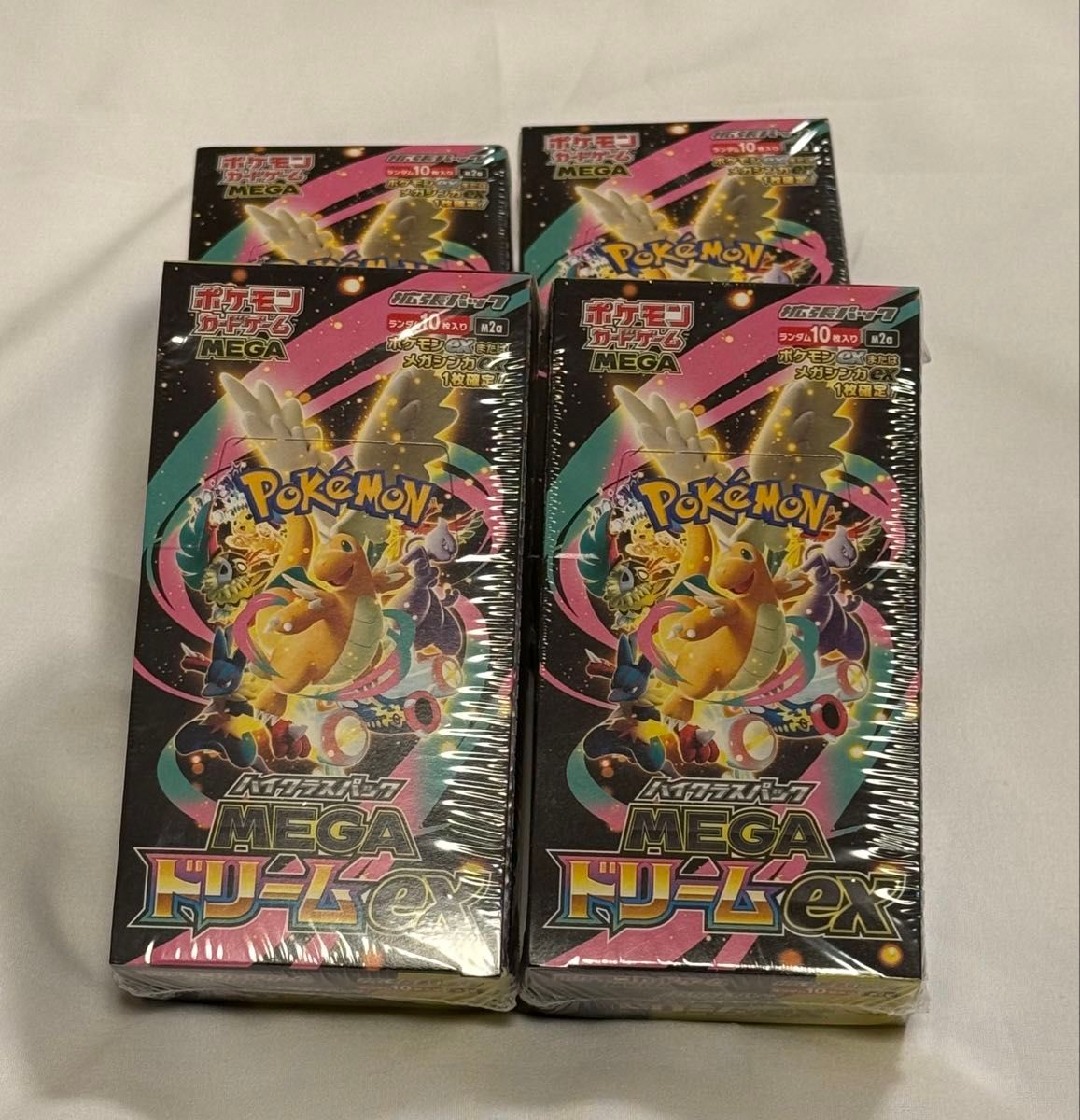ポケカ販売実績有 ポケモンカード 新品未開封 4BOX シュリンク付き