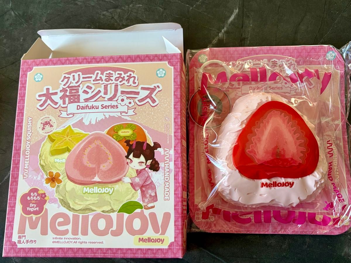 メロジョイ mellojoy スクイーズ 大福シリーズ いちご｜Yahoo!フリマ